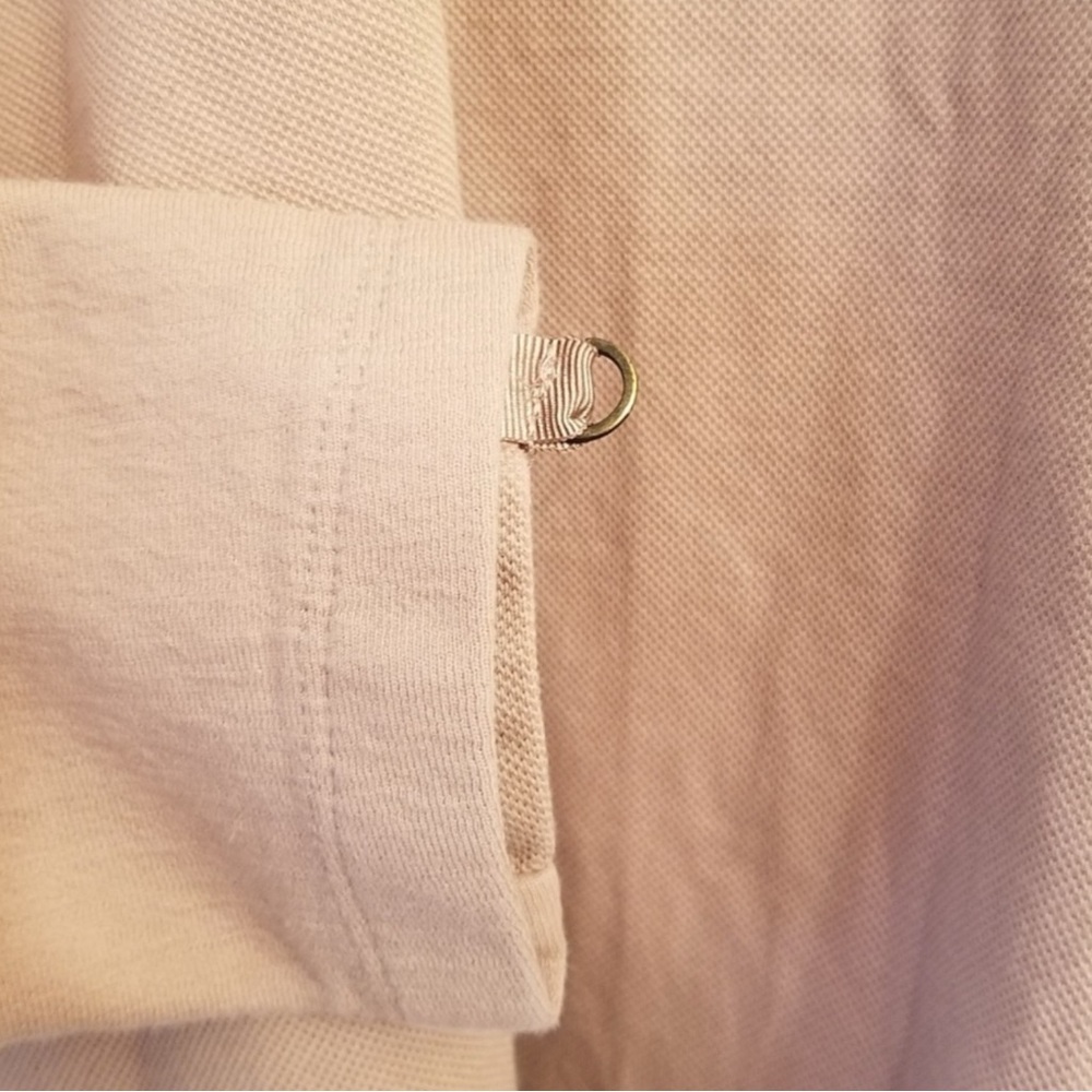 ZARA Basic Beige Textured Fabric in Neutral Khaki Size Large— great for layering - Picture 5 of 8